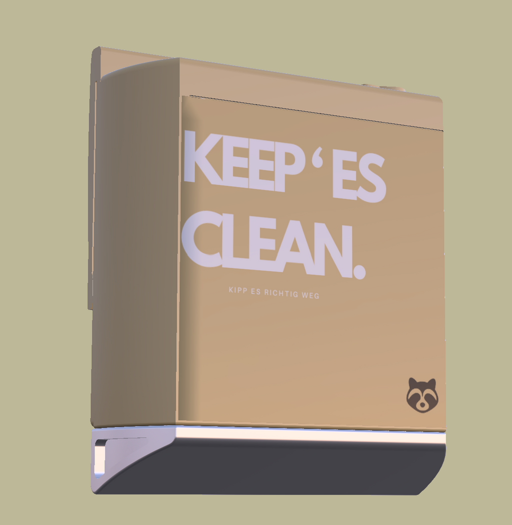 Kippe's KEEP'ES CLEAN — Seitenansicht