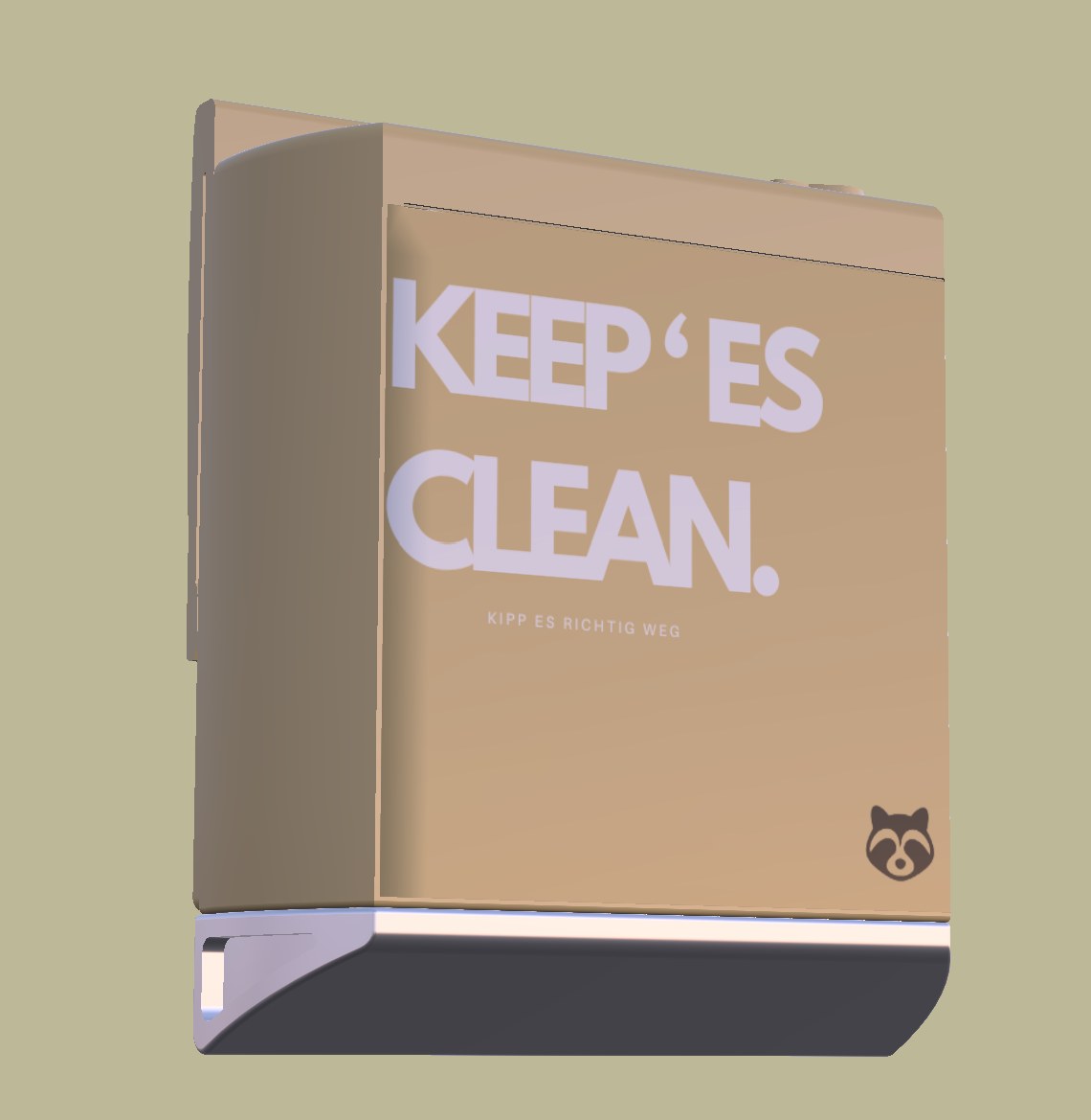 Kippe's KEEP'ES CLEAN — Seitenansicht