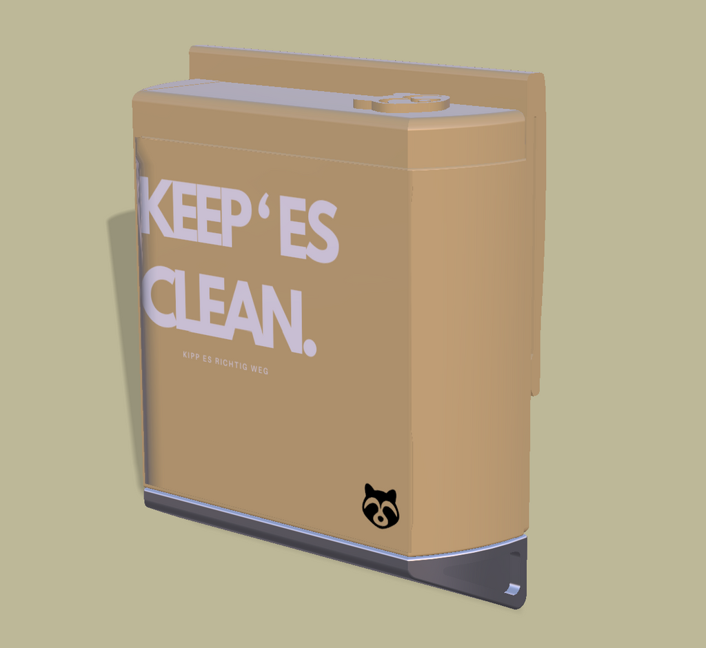 Kippe's KEEP'ES CLEAN — 3/4-Ansicht