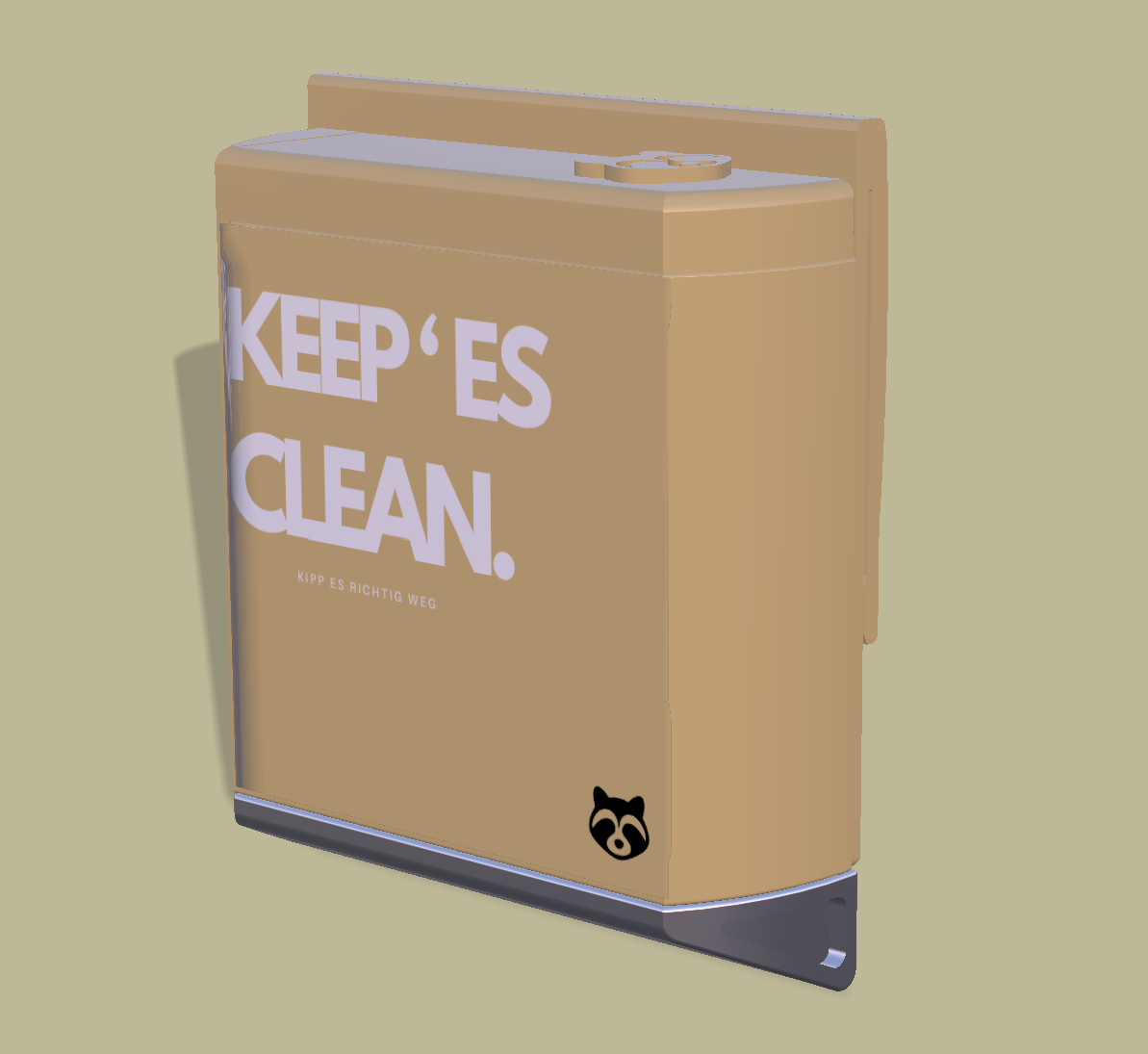 Kippe's KEEP'ES CLEAN — 3/4-Ansicht