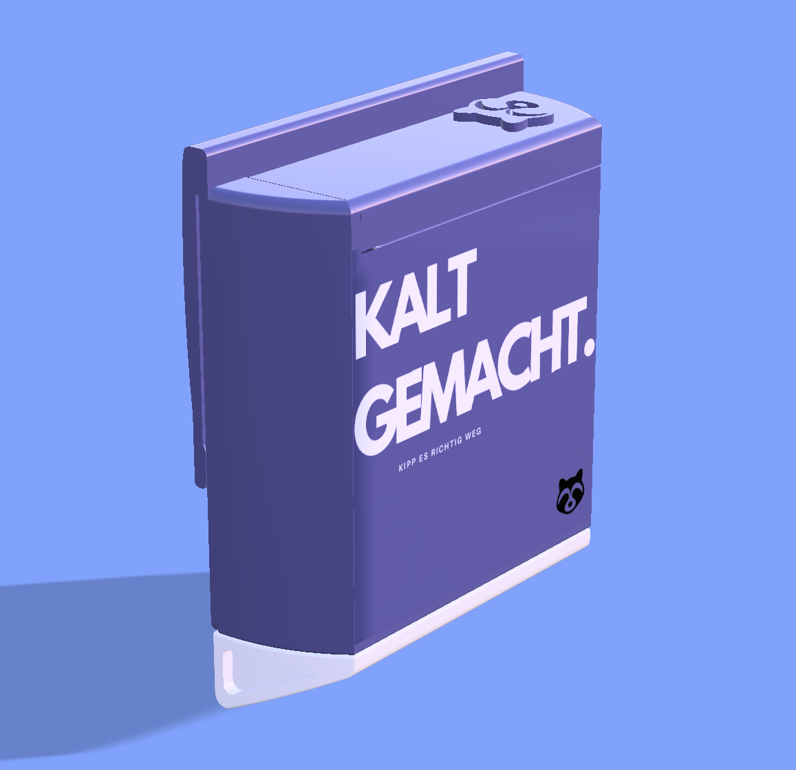 Kippe's KALT GEMACHT — 3/4-Ansicht