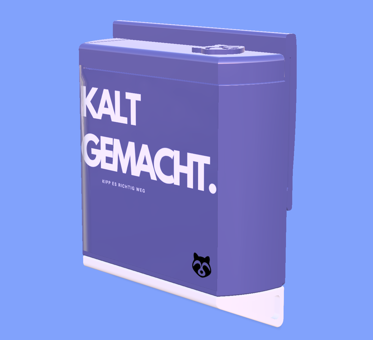 Kippe's KALT GEMACHT — Seitenansicht