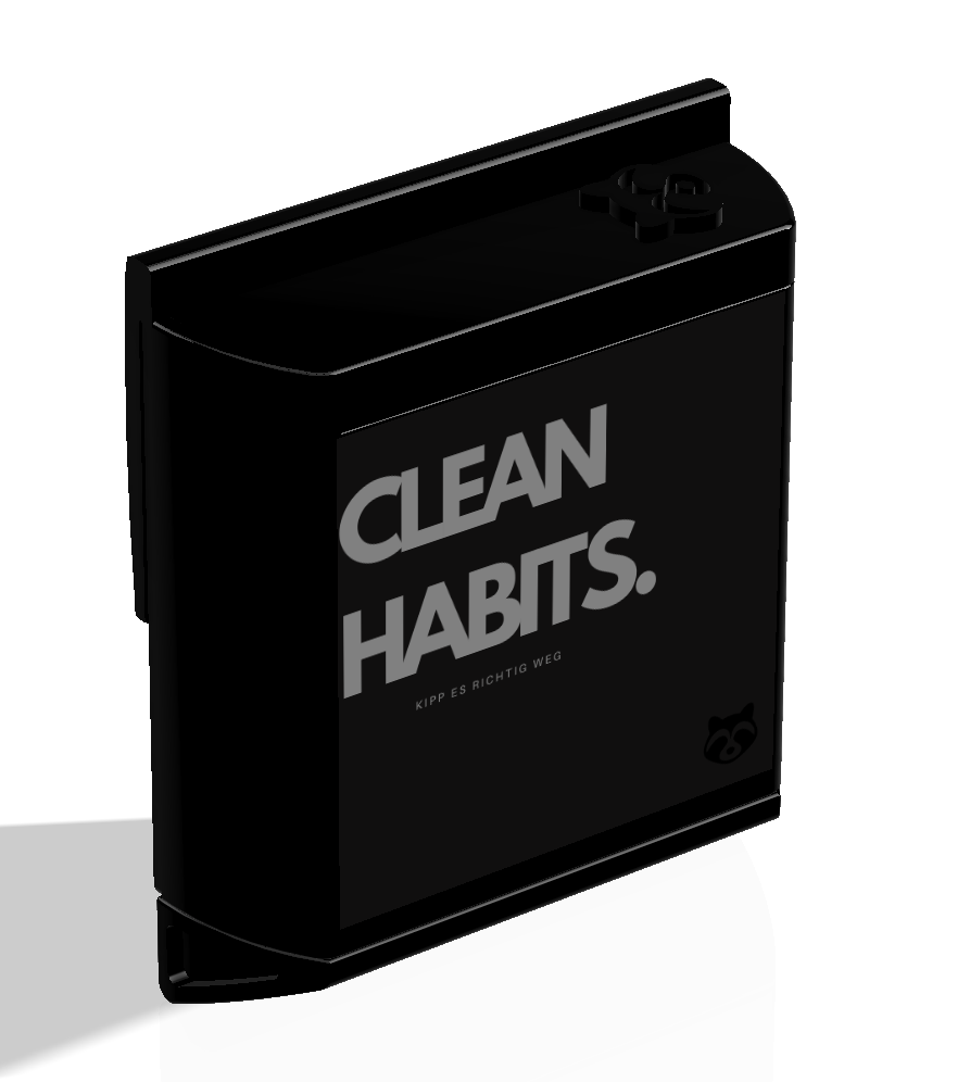 Clean Habits. (schwarz)