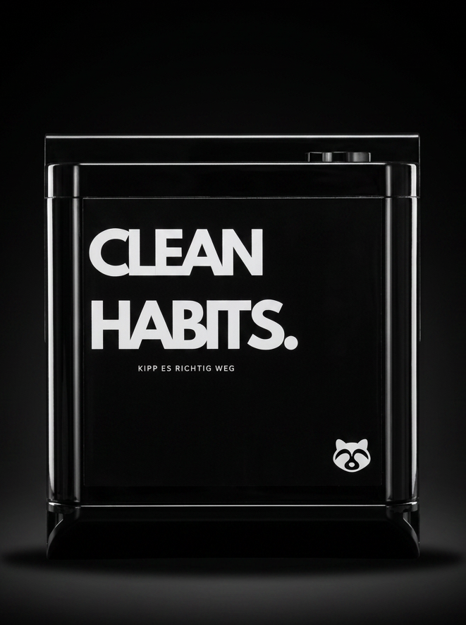 Kippe's Clean Habits schwarz