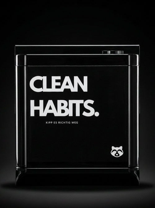 Kippe's Clean Habits schwarz